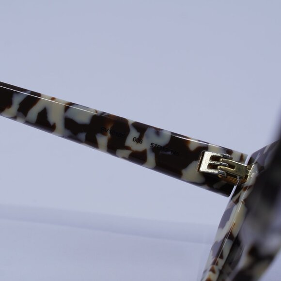 Bottega Veneta BV1018S 006 Sunglasses Brown Ivory Cat Eye Frame, Brown Lenses - Picture 6 of 10
